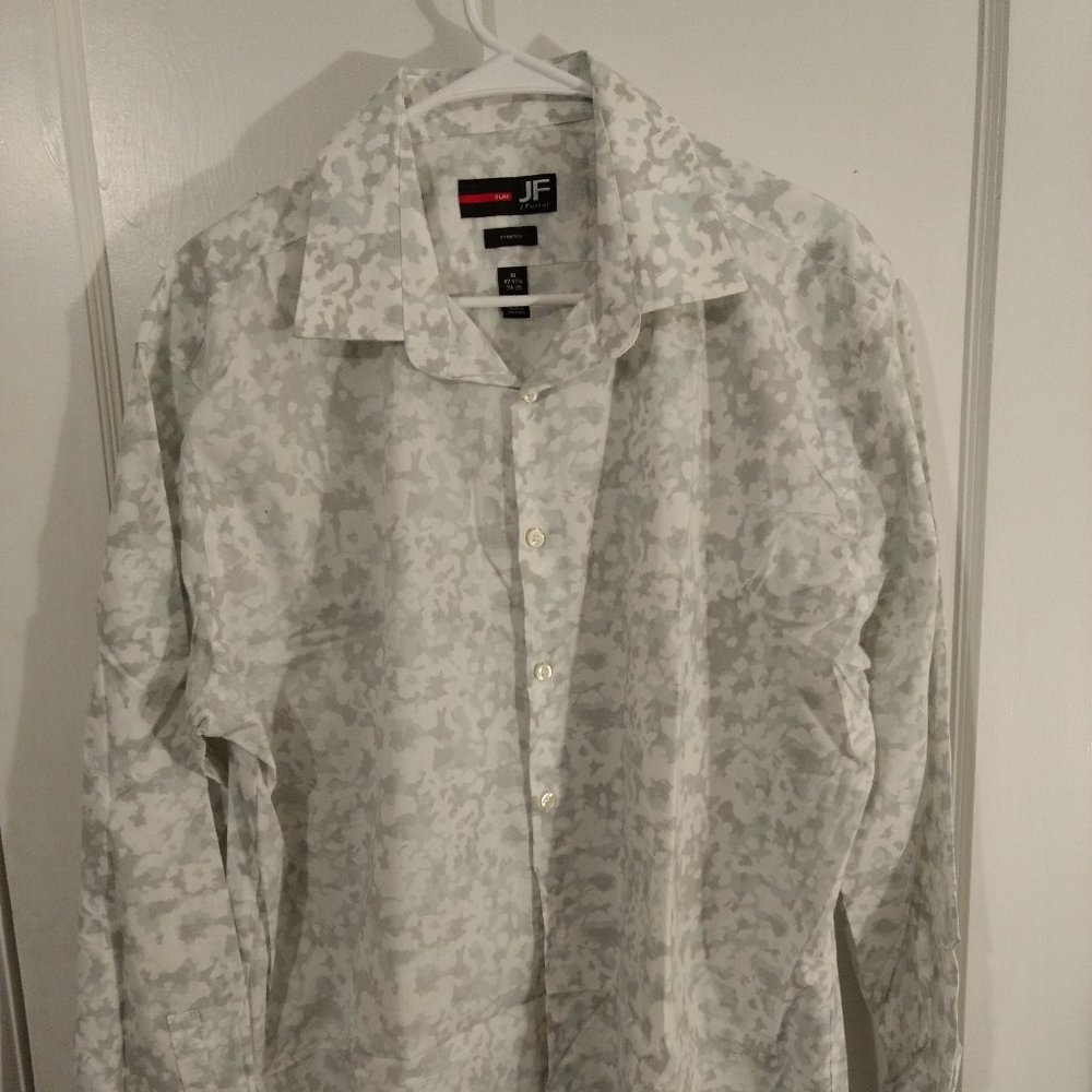 J. Ferrar Men's Modern camouflage shirt, Slim Fit